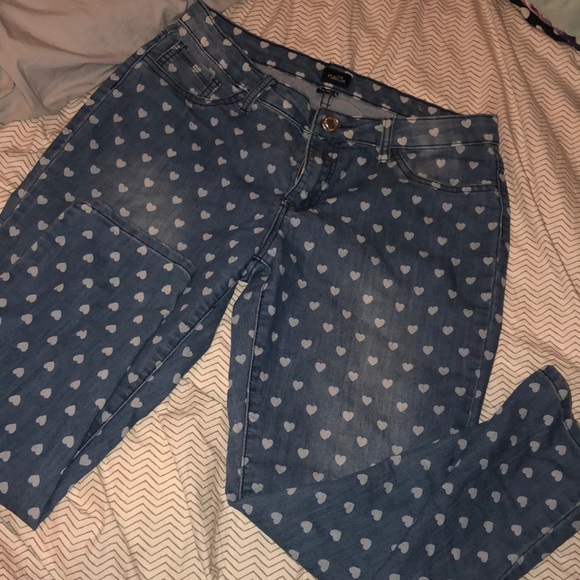 heart blue jeans - Picture 1 of 1